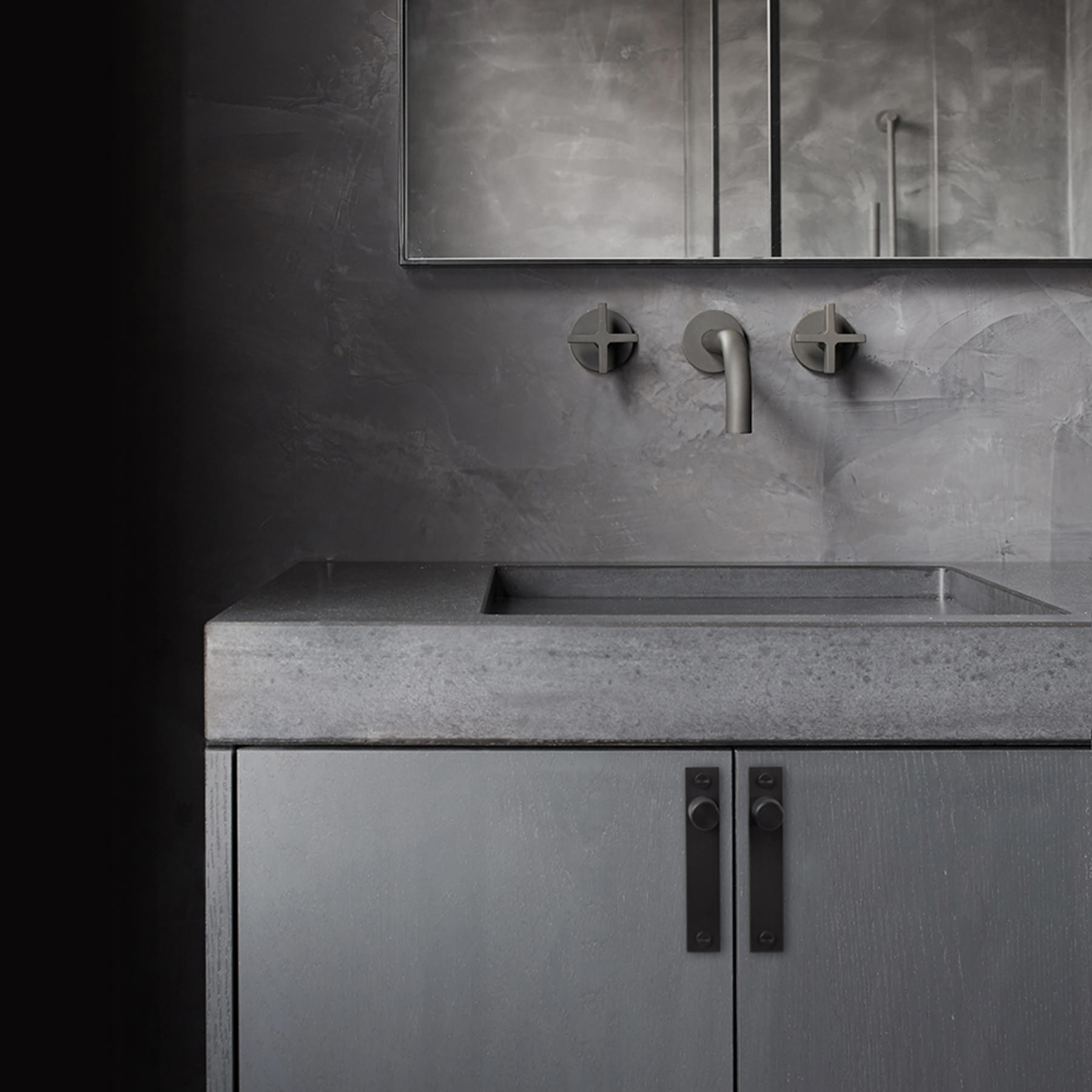 møbelknop | bagplade | sort - Image 4