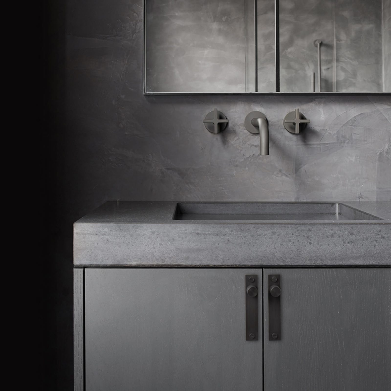 møbelknop | bagplade | bruneret messing - Image 3