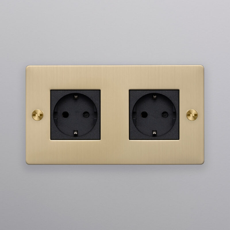 2G Euro stikkontakt | messing - Image 2