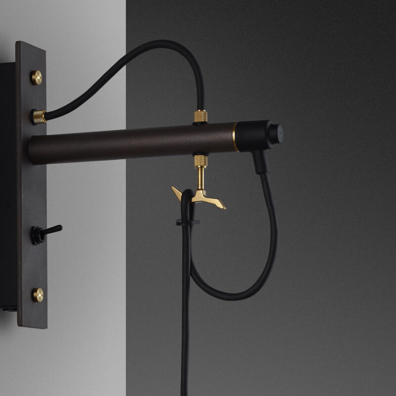 Hooked Wall | Large | grafit/messing - Image 2
