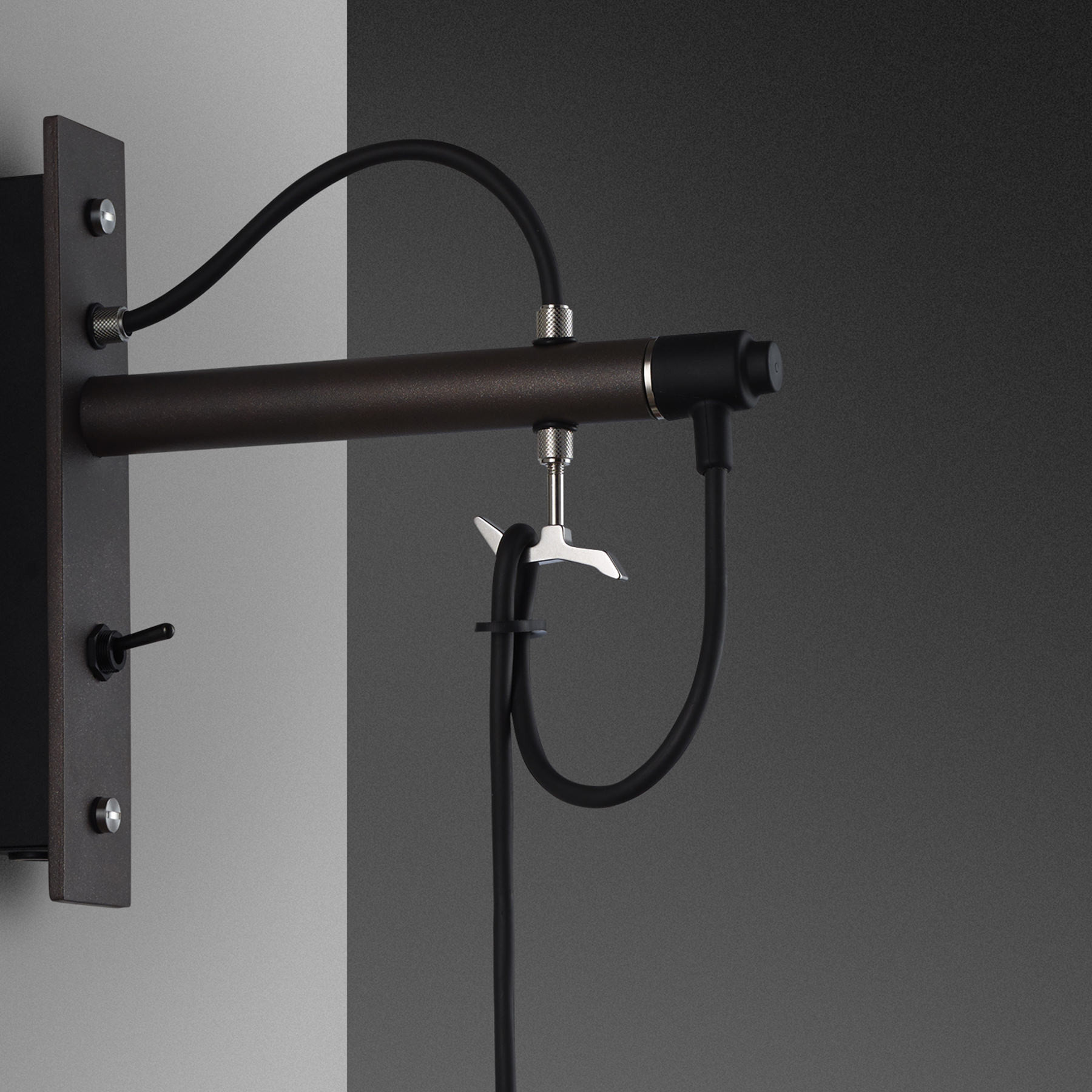 Hooked Wall | Large | grafit/Stål - Image 2